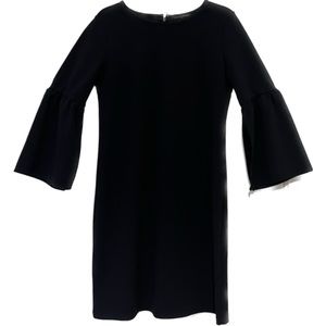 Banana Republic Navy Bell Sleeve Dress